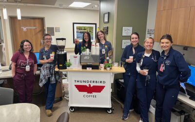 Dell Seton Nurse Provides Compassionate Care with a Cup of Coffee